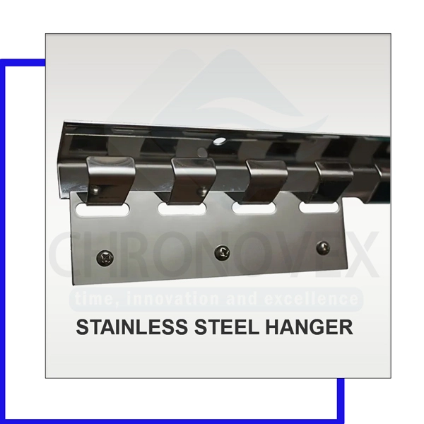 Heavy Duty PVC Curtain Strip Hanger (SS)