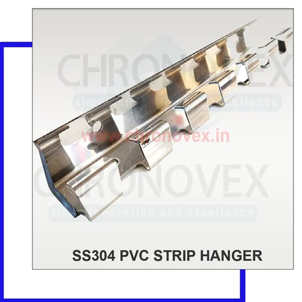 Heavy Duty PVC Curtain Strip Hanger (SS)